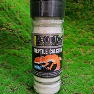 Ultimate Exotics Reptile Calcium and Multivitamin supplement for reptiles.